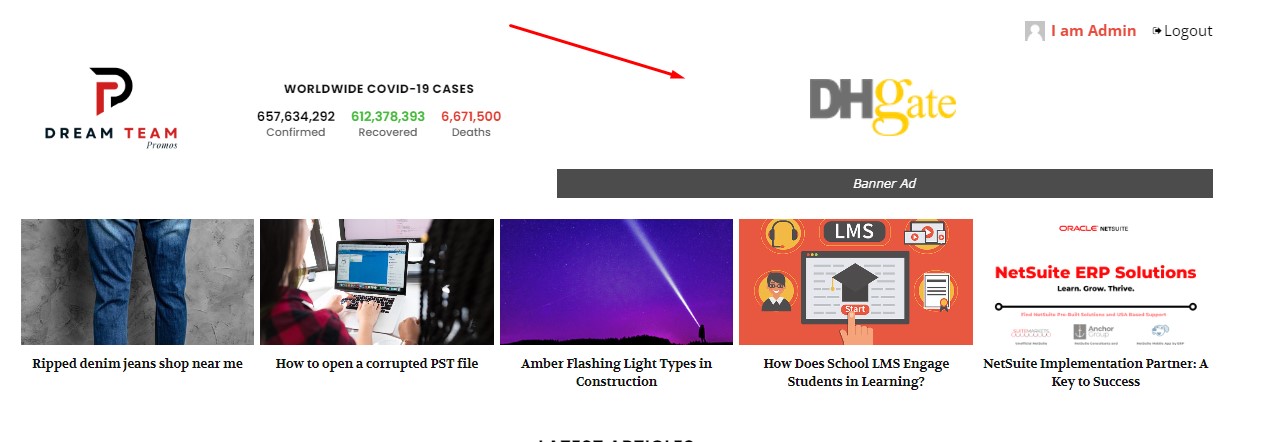 Or We Provide You Banner Ads - Dreamteampromos.com