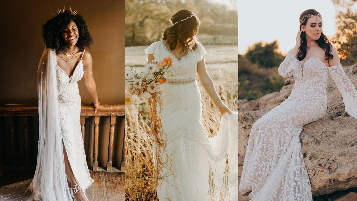 Lace Boho Wedding Dress for the Bride