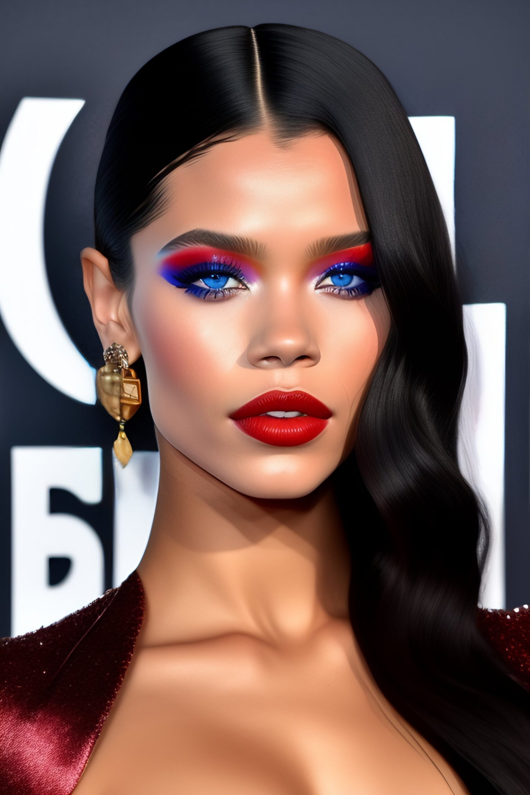 Did Glitter Eyeshadow Hold Sway in the 1990s?