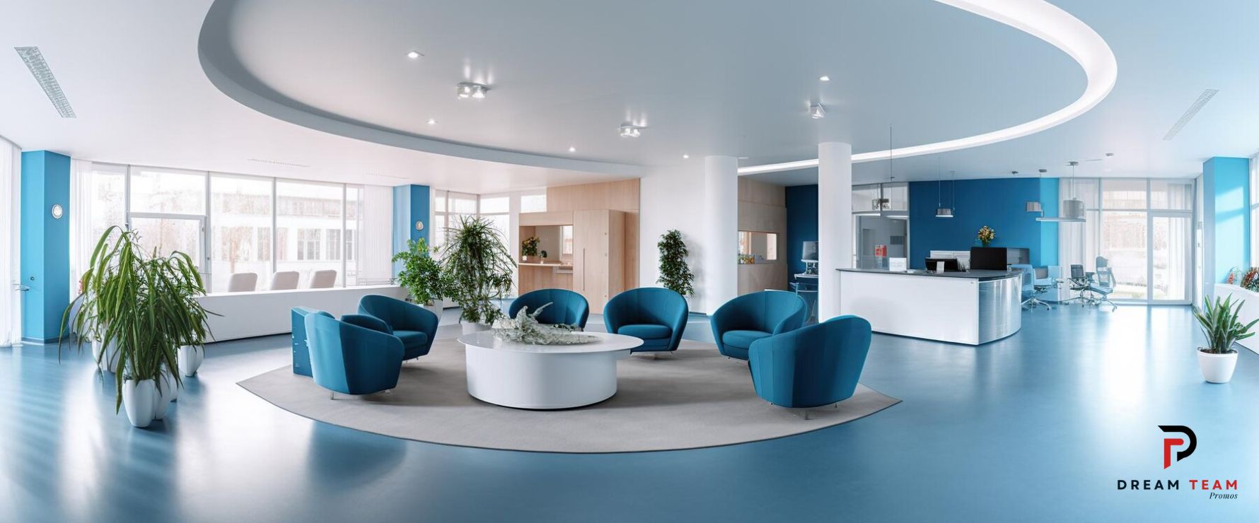 Modern And Stylish Receptionist Desk