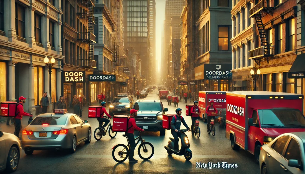 many a doordash transport nyt