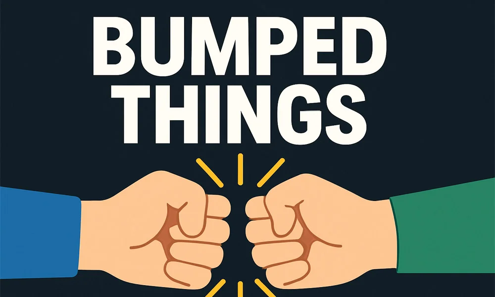 bumped things nyt crossword