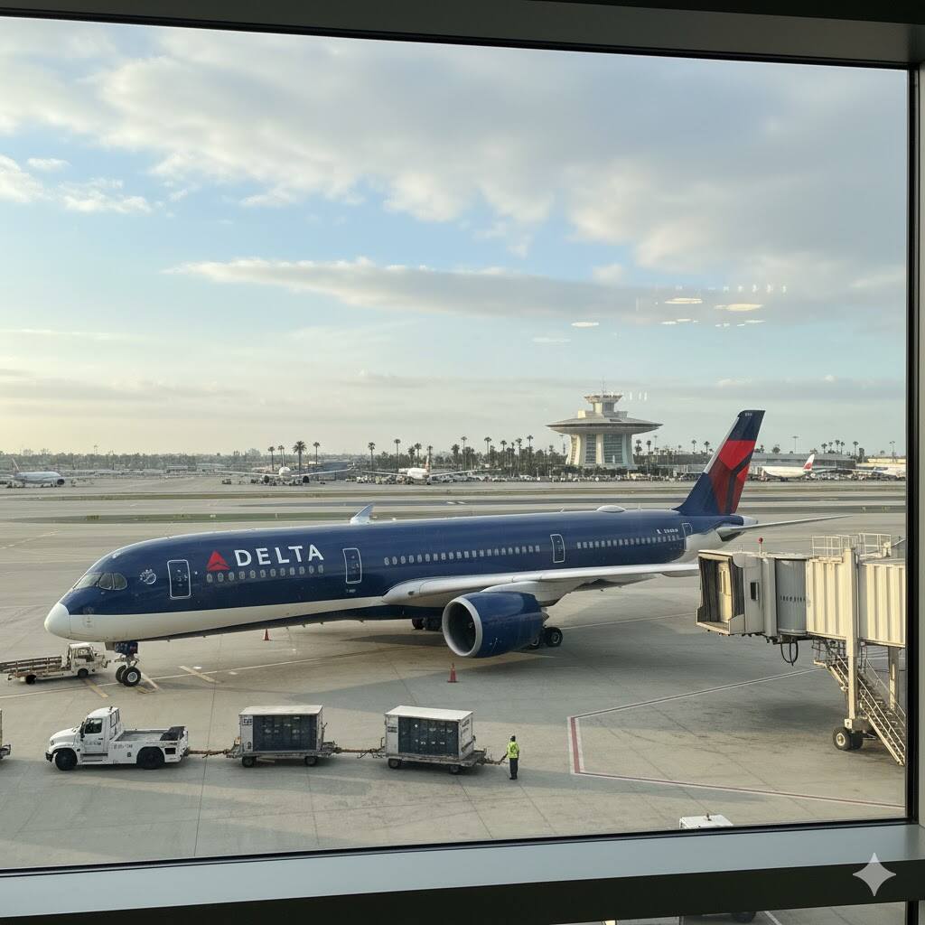 lax delta flight